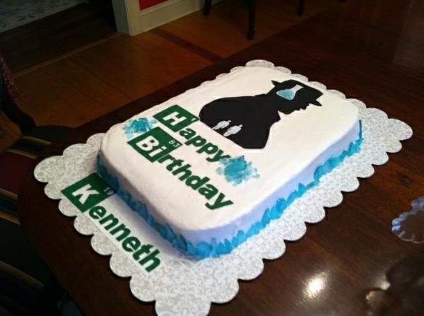 popüler-fren-kötü temalı-kek ile orijinal-doğum günü-kek