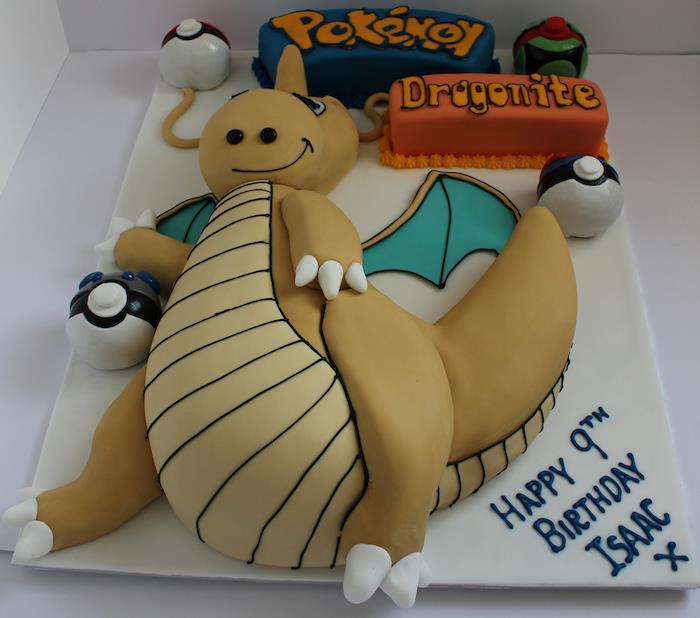 rojstnodnevna torta, dino, črke pokemonov, pokeballs, okras za torte pokemon, pekač