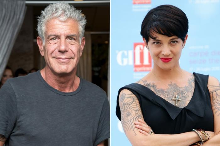 Garsūs duetai 2017, amerikiečių virtuvės šefas Anthony Bourdain susitinka su Asia Argento filmuojant nežinomų serialų dalis Romoje