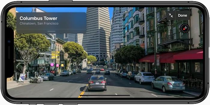 Apple iOS 13 za iPhone in iPad vključuje novo orodje Look Around, podobno kot Google Street Views v aplikaciji Zemljevidi