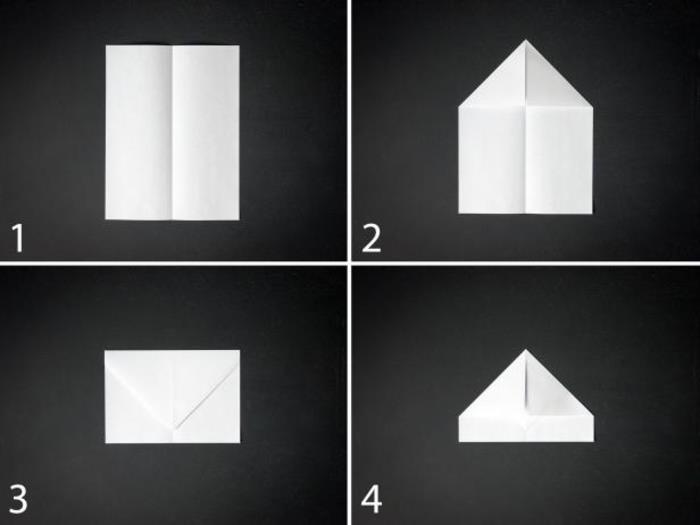 paprasto dizaino ir lengvai atgaminamo popierinio lėktuvo lankstymo pamoka, paprastas popierinis lėktuvo modelis