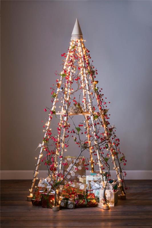 original-božično drevo-dekoracija-ideja-božično drevo