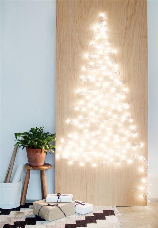 Božično drevo-svetleče-božično drevo