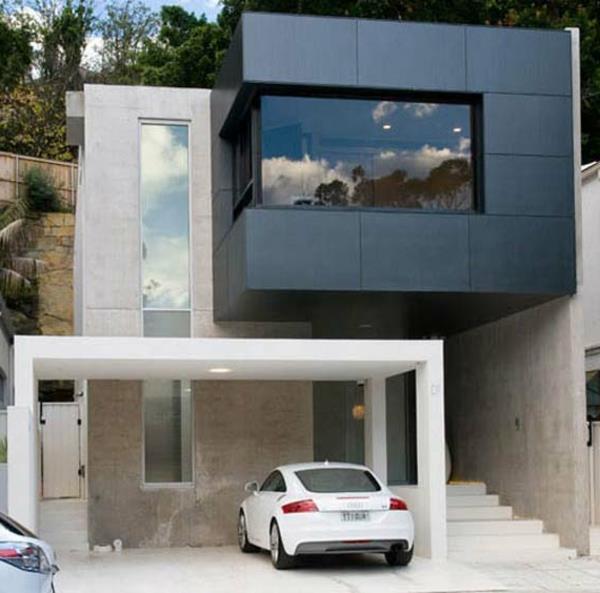 minimalistinė architektūra-fasadas-atostogų namas