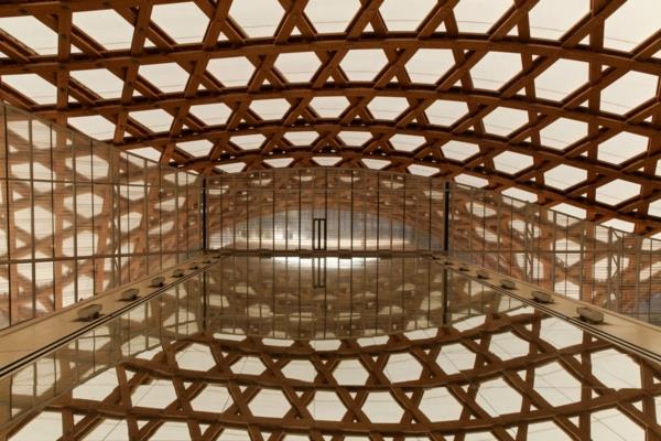 Pompidou-Metz centras: vaizdas į vidų