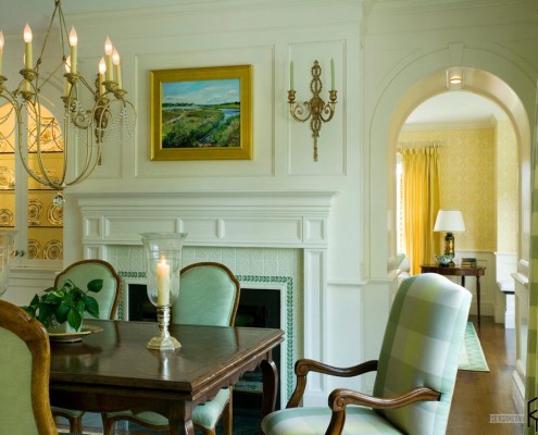 Sala com arco