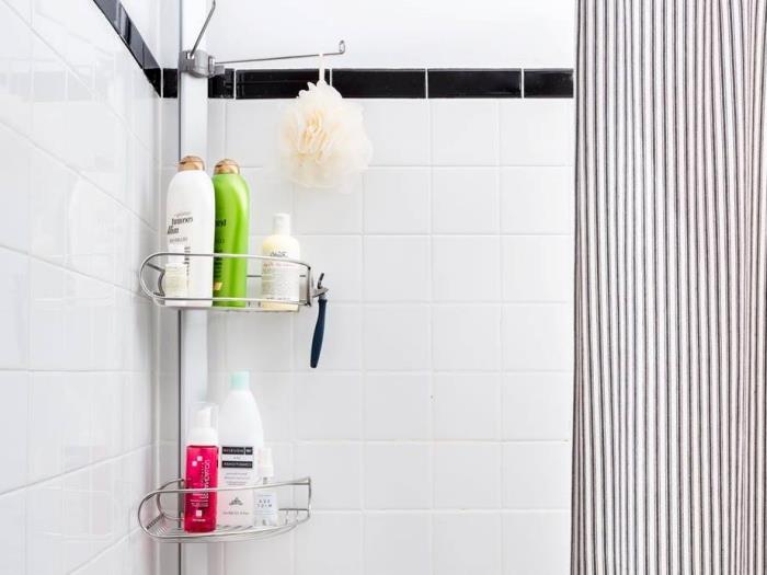 patarimai, kaip optimizuoti mažos erdvės dekoro vonios kambario dušo galvutę