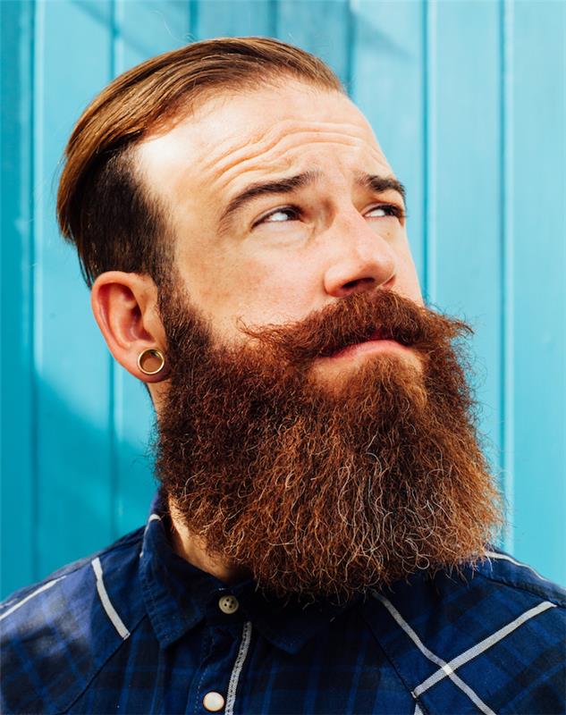 uzun sakal nasıl kesilir 2 aylık kızıl saçlı erkek bıyıklı hareket ettirici hipster saç kesimi