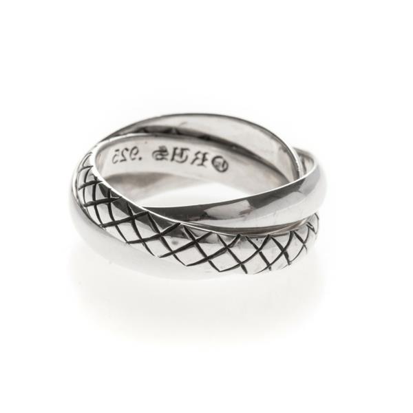 žiedas-trys žiedai-sidabro-3-kryžminiai-žiedai
