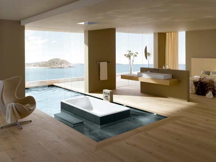 kopalne kadi-dizajn-moderna-kad-kad-pravokotna-zasnova-in-lep-pogled na kopalnico