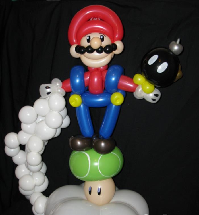 balon-model-heykel-balon-hayvan-süper mario