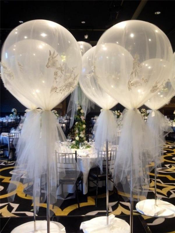 poroka-helij-balon-poroka-dekoracija-poceni-poroka-soba-dekoracija-v-belem-črnem