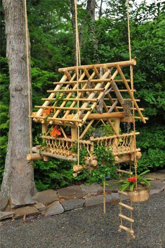 bambu-kuru-ev-dekoratif-bitkiler-asma-merdiven