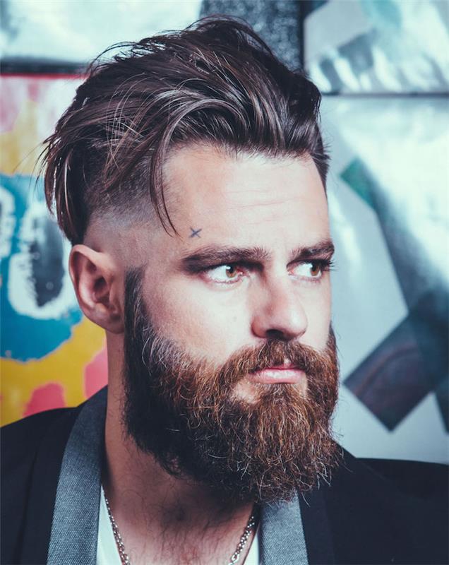 dobro podrezano striženje brade, kako obrezati degradirano striženje hipsterja