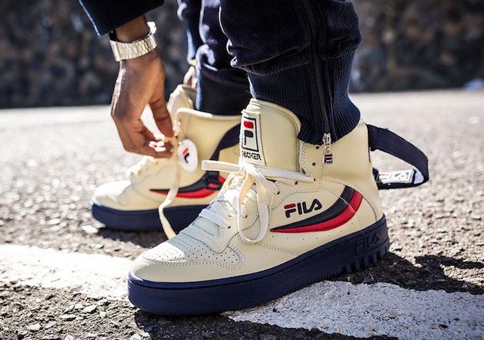 retro košarkarski čevlji visoke superge man fila fx 100