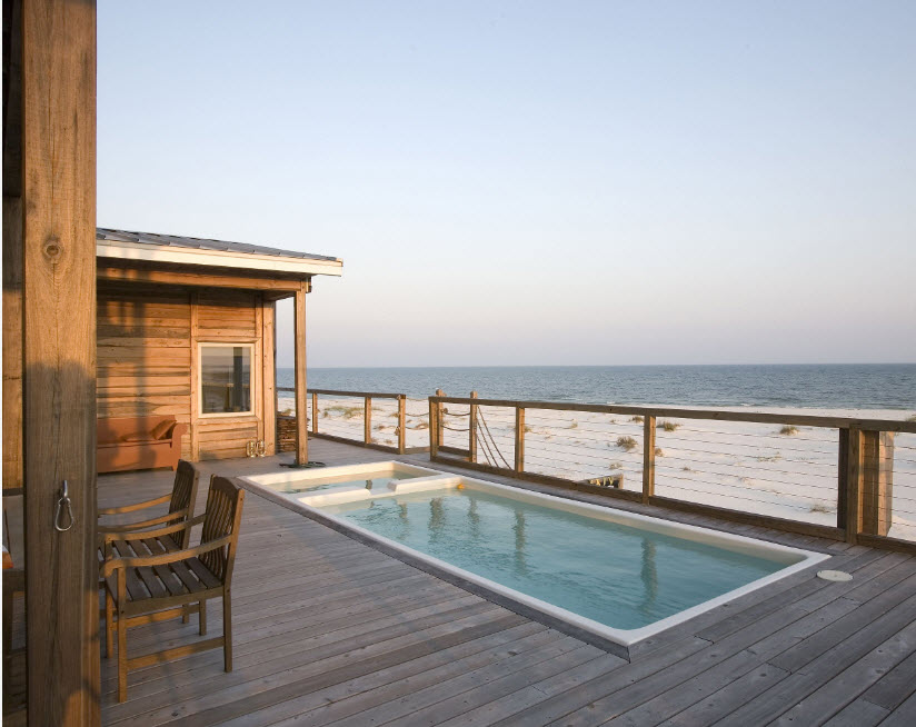 Piscina in terrazza