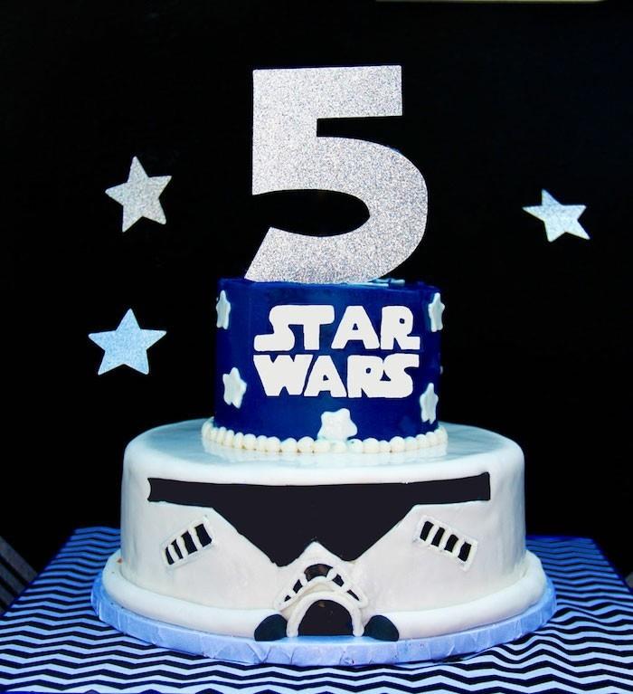 lepa-apreciable-otrok-rojstni dan-torta-a-star-wars-tema-ideja