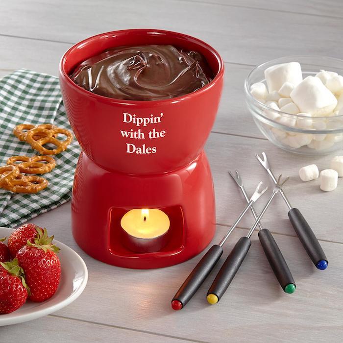 Veličastna ideja za darilo za hišo, izvirna ideja za darilo za hišo, preprost domači fondue