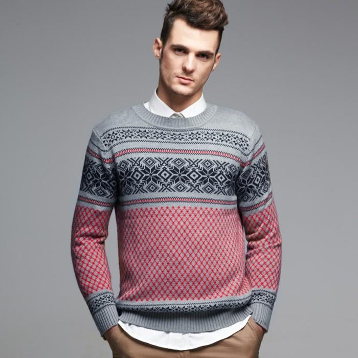 beau-pour-noel-outfit-megztinis-vyras-žakardo-vilnos megztinis