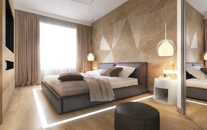 Šiuolaikinės miegamojo sienų dažų spalvos miegamajam Šiuolaikinės interjero dažų spalvos miegamojo moderniam interjero dizainui.