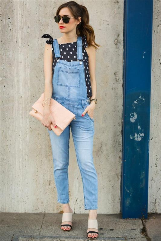 Dungarees style dungarees chic dungarees moda poletje 2017