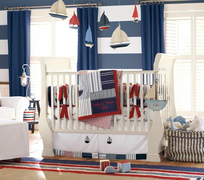 graži-idėja-dekoravimas-kūdikio kambarys-stalas-baldai-lova-pagalvė-gana
