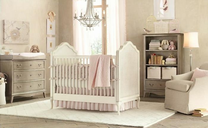graži idėja-dekoravimas-kūdikio kambarys-stalas-baldai-lova-pagalvė