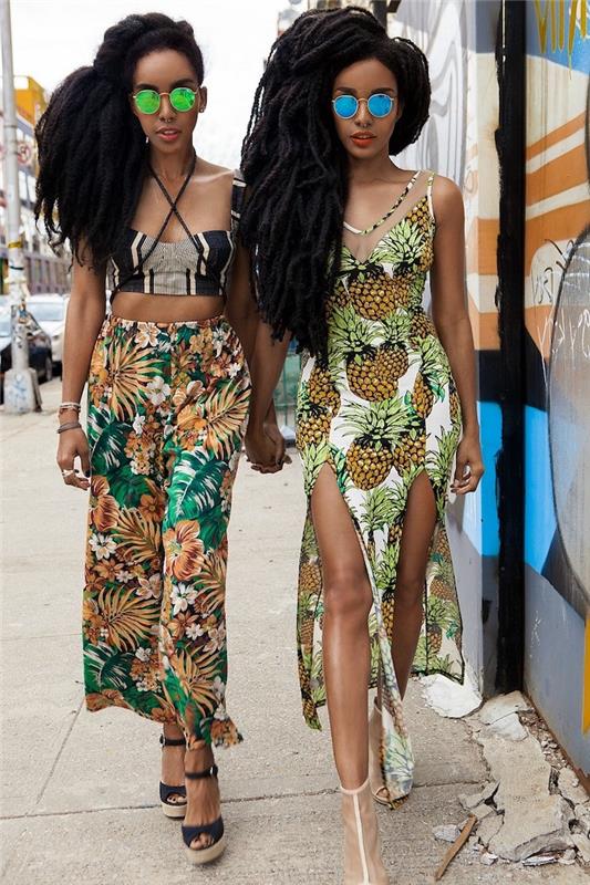 Güzel model Afrika elbise şık Afrika peştemal kadın elbise fotoğraf arkadaşlar tropik elbiseler