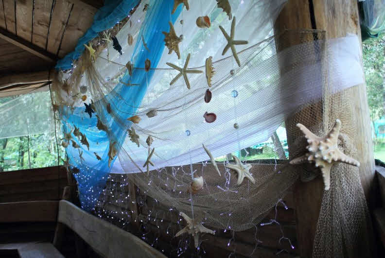 decoración-en-la-glorieta-estilo-náutico