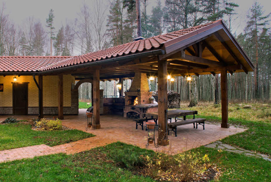 odprti gazebo-žar