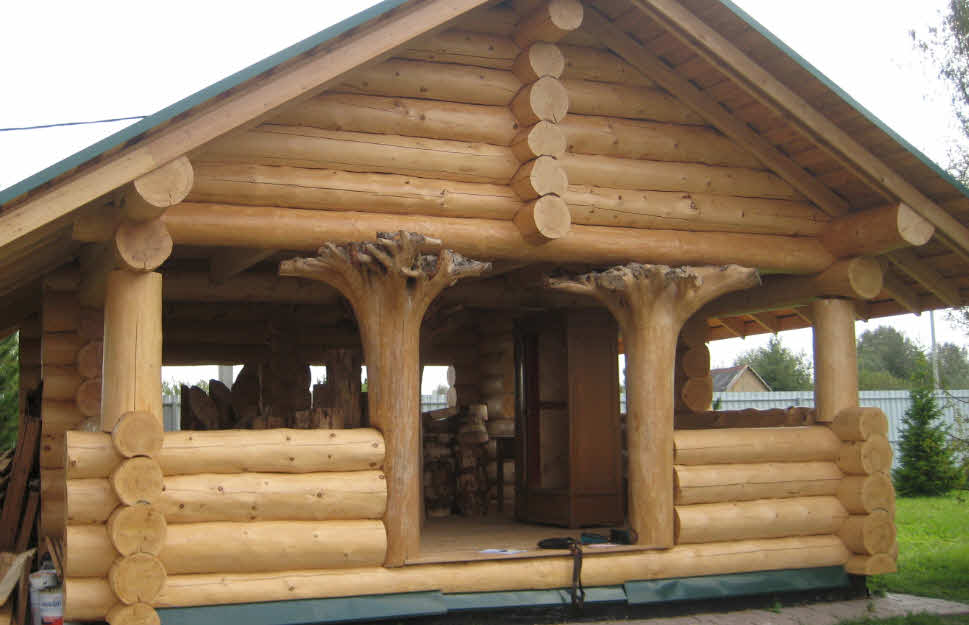 gazebo iz hlodov