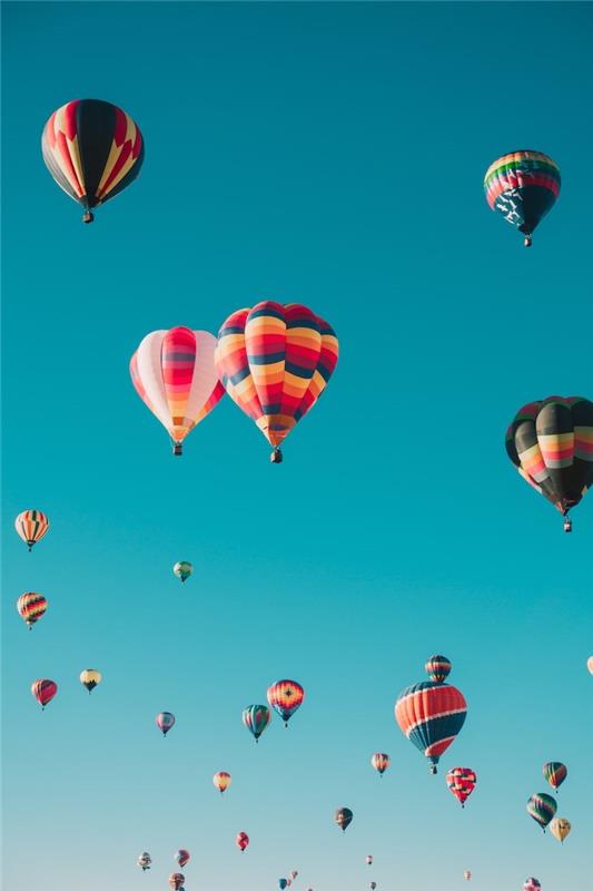Havada balonlar, tumblr duvar kağıdı, yaz cenneti manzara duvar kağıdı, kapadokya sıcak hava balonları fotoğrafı, renkli sıcak hava balonları
