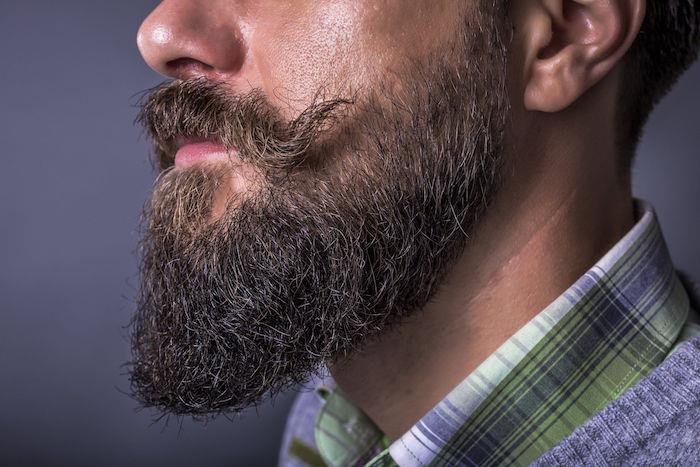 kako obrezati dolgo brado v nagibu