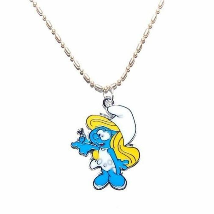 papuošalai-mergina-pakabukas-Smurfette-Cdiscount-resized