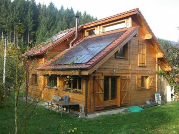 namas iš organinės medienos