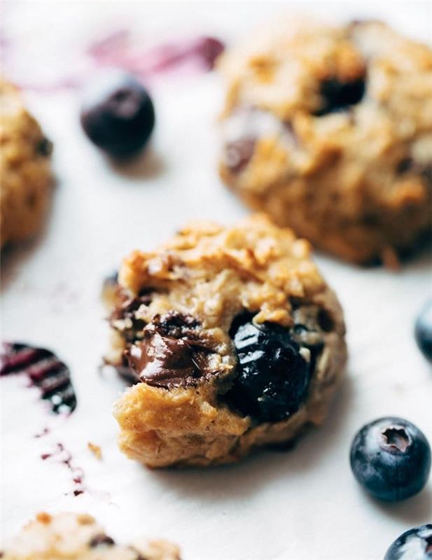 Biscotti velocissimi, biscotto con mirtilli, dolcetto morbido, biscotti con avena