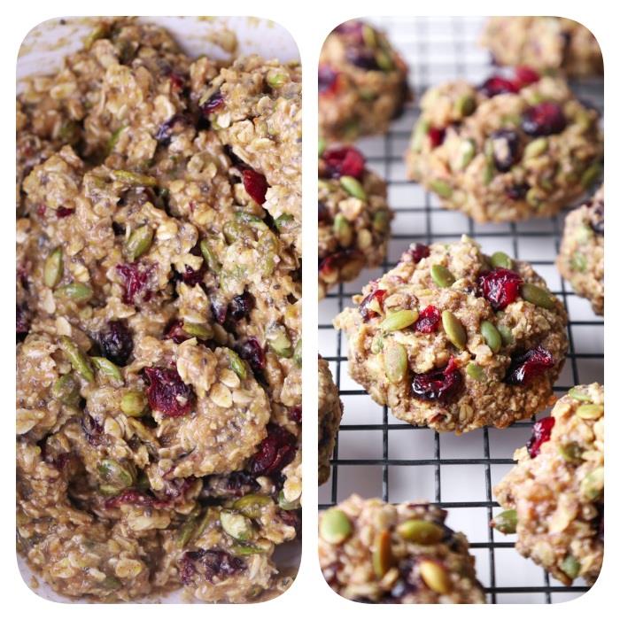 Biscotti velocissimi, impasto per biscotti, impasto con fiocchi d'avena, biscotti con frutta secca
