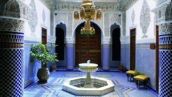 modra dekoracija-maroški