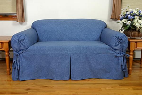 mėlynos sofos užvalkalas
