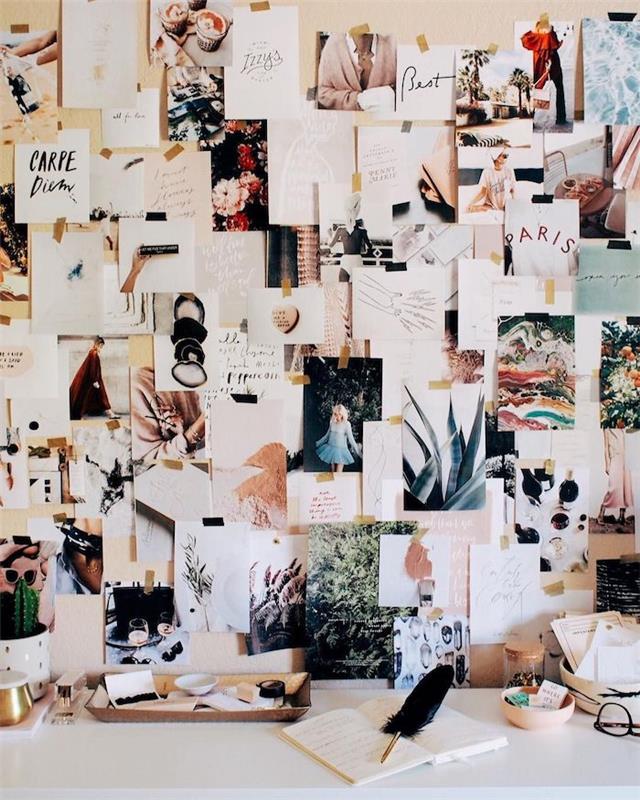 „Wall Vision Board“, „Sandrine Muller Bohard Vision Board“, „Office Wall Decor“