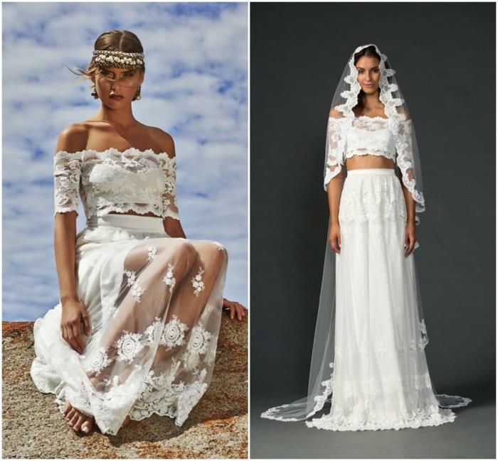 boho prašmatnaus stiliaus suknelė, pigi bohemiška vestuvinė suknelė, ilga suknelė su ilgu šydu
