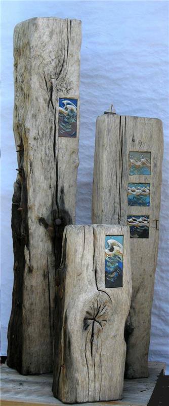 okrasni driftwood, umetniške skulpture driftwood