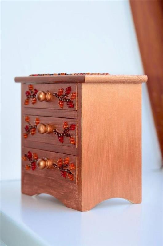 škatla za nakit-lesena-škatla za nakit-tri predale