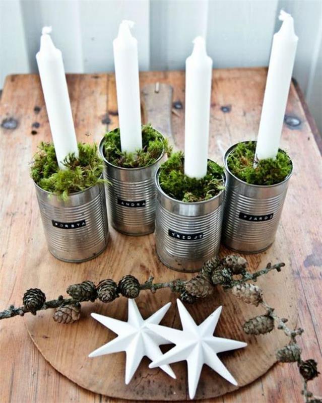 el sanatları-Noel-dekorasyon-teneke