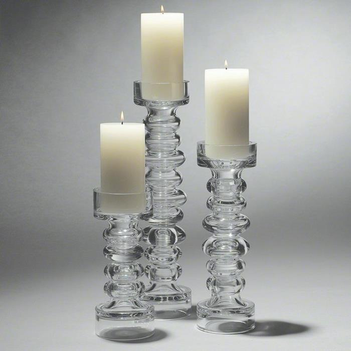 krištolo žvakidė-krištolo skaidrumo stiklo žvakidės