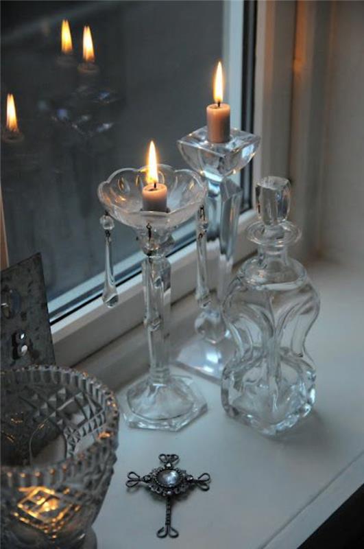 stiklo žvakidė-vintažinė-stiklo-žvakidė