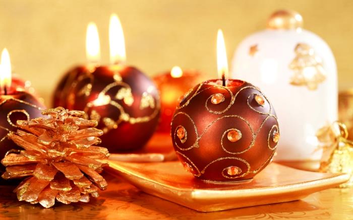 božič-sveča-božič-tealight-sveča-in-zlato-vonj