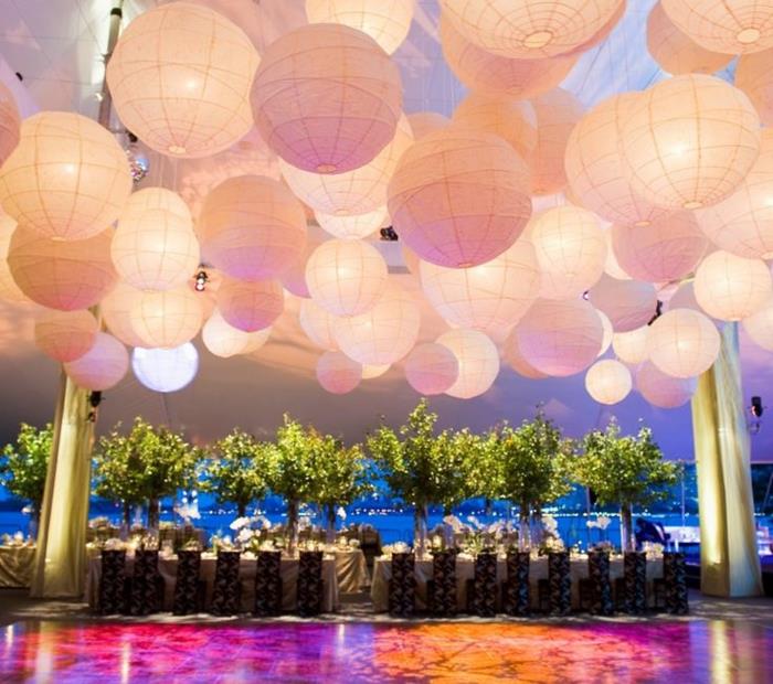Çin-topları-kolye-ışıklar-kağıt-fener-beyaz-modern-düğün-zarif