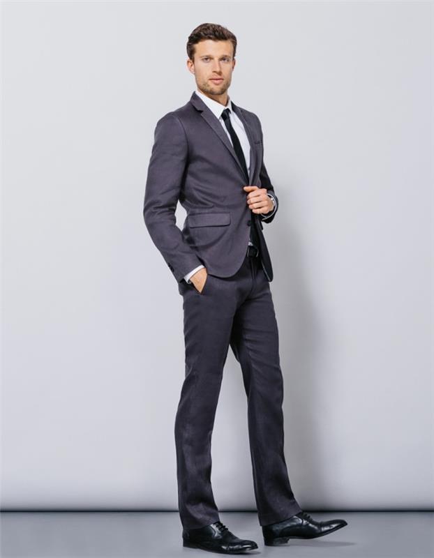 proposto da brice, a vestito matrimonio uomo in una nuance di grigio elegante e moderna