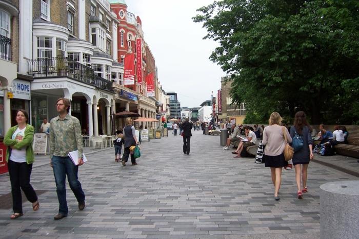 Brighton-plaj-brighton-kolej-ziyaret-ingiltere-promenade-the-sokaklar